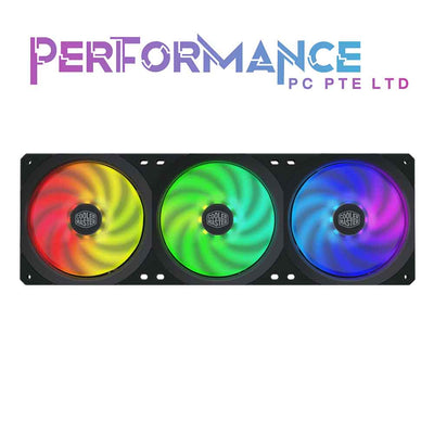 Cooler Master MasterFan SF360R ARGB 360mm All-In-One Square Frame Fan w/ 24 Independently-Controlled ARGB LEDS, Cable Management, PWM Control Fan for Computer Case and CPU Liquid Cooler (2 YEARS WARRANTY BY BAN LEONG TECHNOLOGIES PTE LTD)