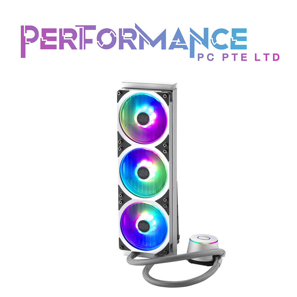 Cooler Master MasterLiquid ML360P Silver Edition ARGB Close-Loop AIO CPU Liquid Cooler, 360 Radiator, SF360R Fan, Addressable RGB Lighting, for AMD Ryzen, Threadripper/Intel LGA1151 (5 YEARS WARRANTY BY BAN LEONG TECHNOLOGIES PTE LTD)