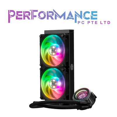 Cooler Master MasterLiquid ML240P Mirage ARGB Close-Loop AIO CPU Liquid Cooler, 240 Radiator, Transparent Pump, Addressable RGB Lighting, Dual MF120 Fans for AMD Ryzen, TR4 /Intel LGA1151 (2 YEARS WARRANTY BY BAN LEONG TECHNOLOGIES PTE LTD)