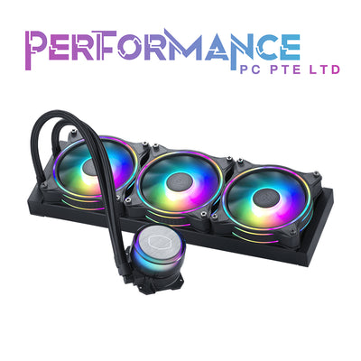 Cooler Master MasterLiquid ML240/ML360 Illusion Close-Loop AIO CPU Liquid Cooler, Translucent Dome, 3rd Gen Dual Chamber Pump, 240 Radiator, Double/Triple MF120 Halo PWM for AMD Ryzen/Intel (3 YEARS WARRANTY BY BAN LEONG TECHNOLOGIES PTE LTD)