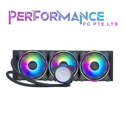 Cooler Master MasterLiquid ML240/ML360 Illusion Close-Loop AIO CPU Liquid Cooler, Translucent Dome, 3rd Gen Dual Chamber Pump, 240 Radiator, Double/Triple MF120 Halo PWM for AMD Ryzen/Intel (3 YEARS WARRANTY BY BAN LEONG TECHNOLOGIES PTE LTD)