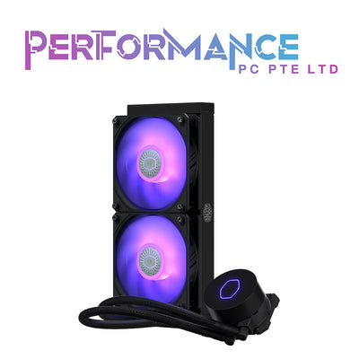 Cooler Master MasterLiquid ML240L RGB V2 Black/White Edition, Close-Loop AIO CPU Liquid Cooler, 120 Radiator, SickleFlow 120mm, RGB Lighting, 3rd Gen Dual Chamber Pump for AMD Ryzen/Intel LGA1700*/1200/115X (2 YEARS WARRANTY BY BAN LEONG TECHNOLOGIES PTE