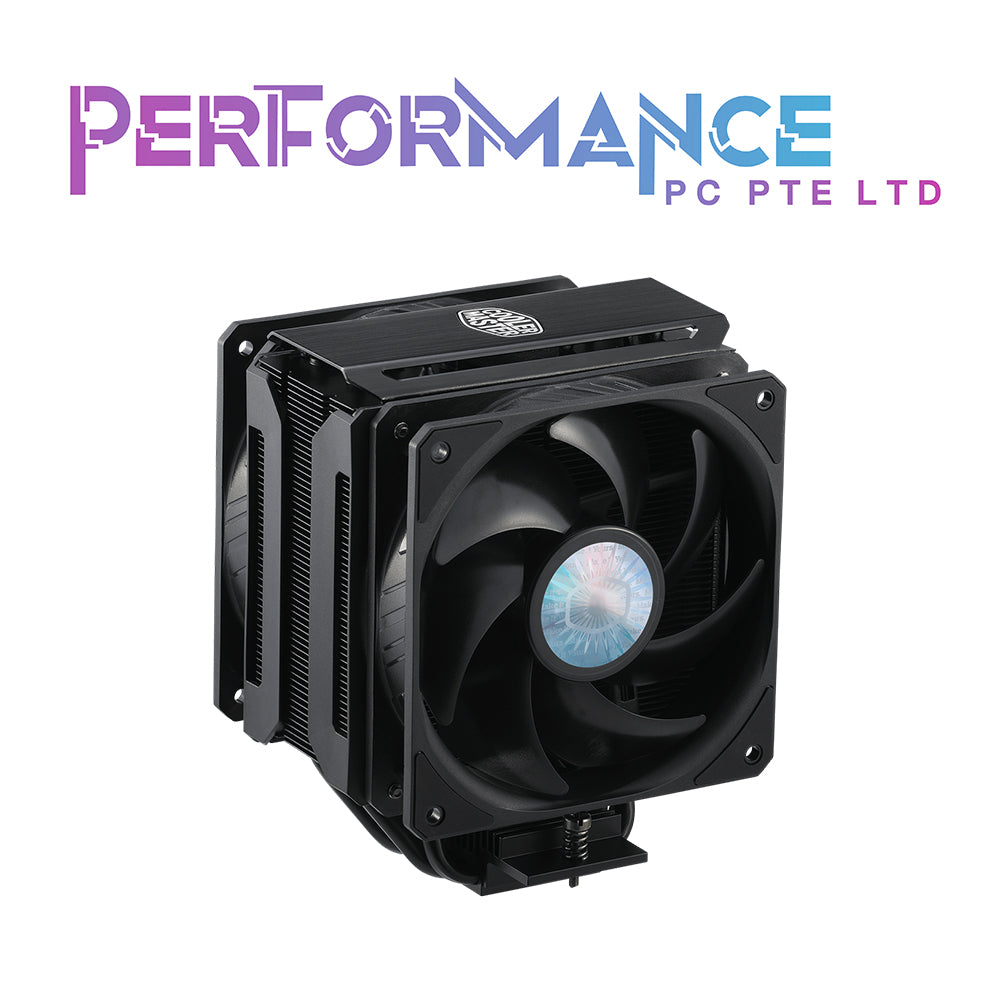 Cooler Master MasterAir MA612 Stealth Non ARGB/ARGB CPU Air Cooler - Push-Pull SickleFlow 120 V2 ARGB Fans, 6 Heat Pipe Array, Unlimited RAM Clearance, Controller Included - Universal Socket Compatibility (5 YEARS WARRANTY BY BAN LEONG TECHNOLOGIES PTE LT