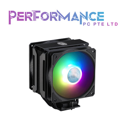 Cooler Master MasterAir MA612 Stealth Non ARGB/ARGB CPU Air Cooler - Push-Pull SickleFlow 120 V2 ARGB Fans, 6 Heat Pipe Array, Unlimited RAM Clearance, Controller Included - Universal Socket Compatibility (5 YEARS WARRANTY BY BAN LEONG TECHNOLOGIES PTE LT