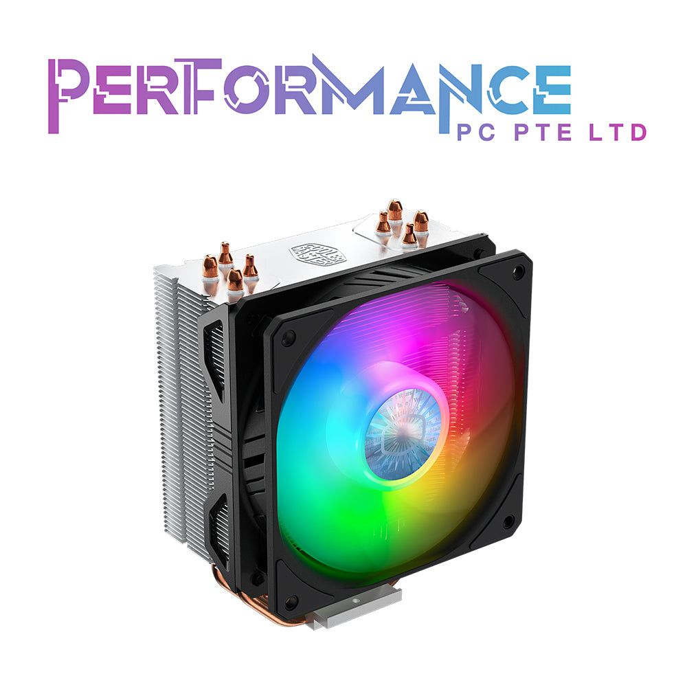 Cooler Master Hyper 212 ARGB CPU Air Cooler with 4 Direct Contact Heatpipes and SickleFlow 120 ARGB Fan (2 YEARS WARRANTY BY BAN LEONG TECHNOLOGIES PTE LTD)