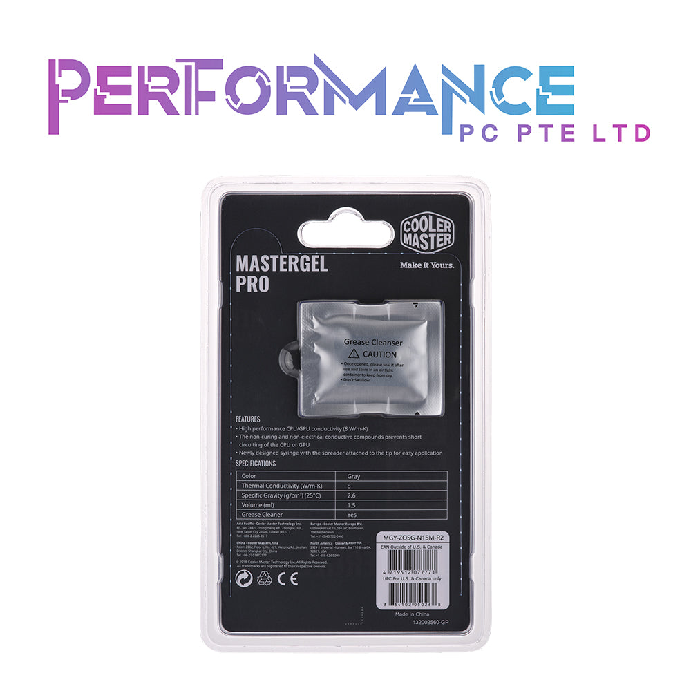 Cooler Master Mastergel Pro Thermal Grease - Flat-Nozzle