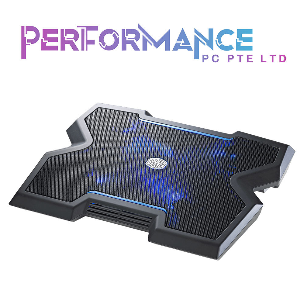 Cooler Master NotePal X3 - Gaming Laptop Cooling Pad with 200mm Blue LED Fan (2 YEARS WARRANTY BY BAN LEONG TECHNOLOGIES PTE LTD)