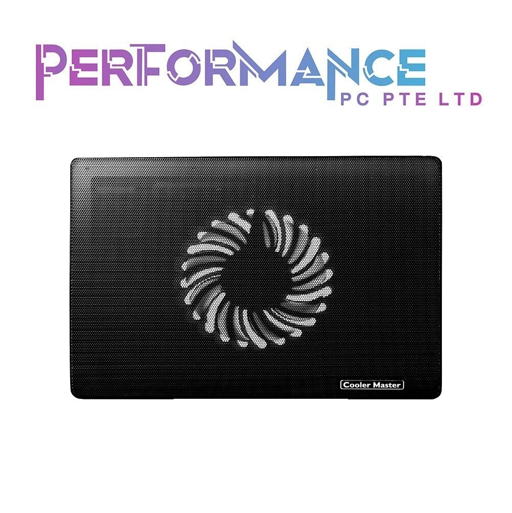 Cooler Master Notepal I100 Notebook Cooler with 14cm Fan Black (2 YEARS WARRANTY BY BAN LEONG TECHNOLOGIES PTE LTD)