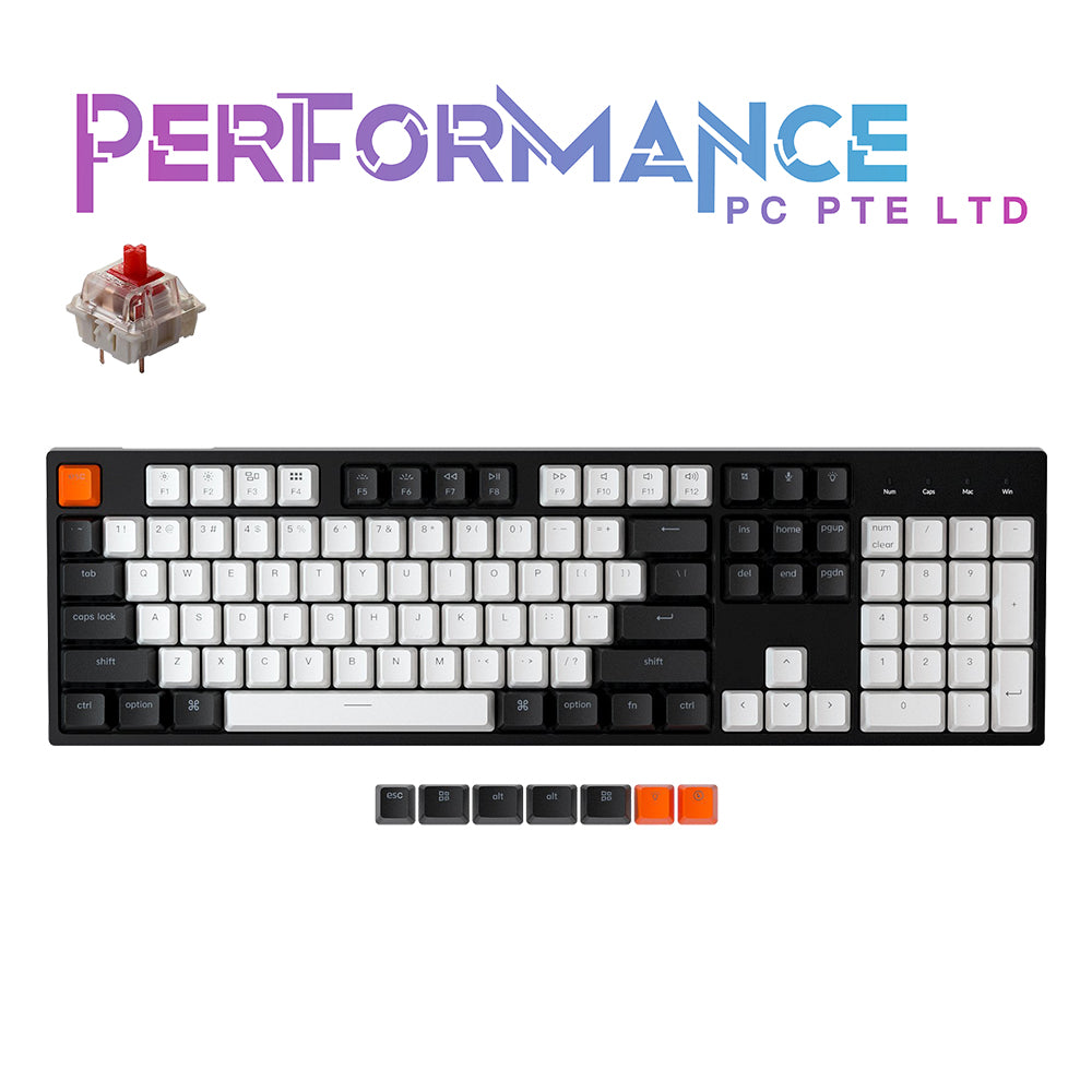 Keychron C2 104 Key RGB Wired Hot swap Gateron Brown/Blue/Red Switch (1 YEAR WARRANTY BY TECH DYNAMIC PTE LTD)