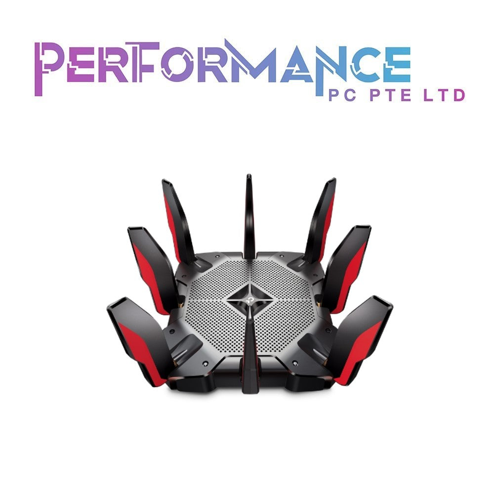 TP-Link Archer AX11000 Next-Gen Tri-Band Gaming Router, Black/Red (3 YEARS WARRANTY BY BAN LEONG TECHNOLOGIES PTE LTD)