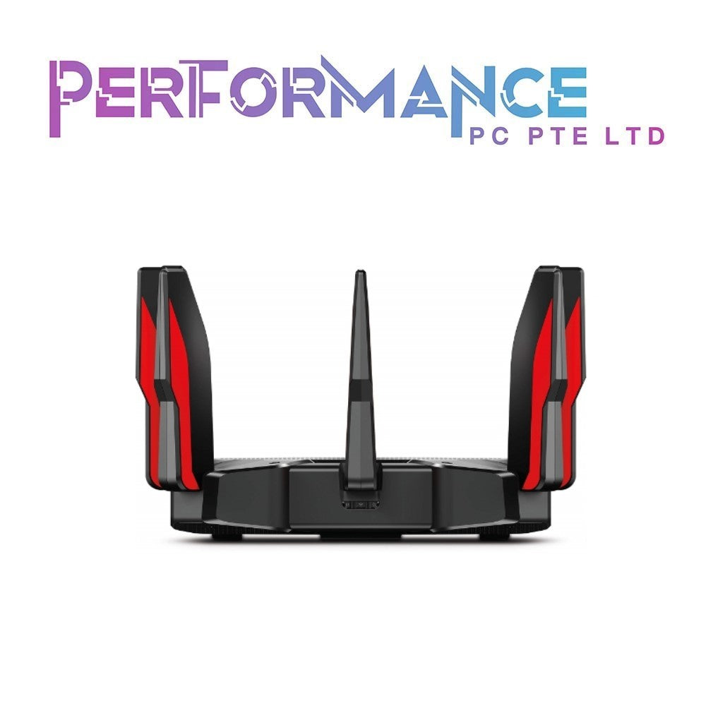 TP-Link Archer AX11000 Next-Gen Tri-Band Gaming Router, Black/Red (3 YEARS WARRANTY BY BAN LEONG TECHNOLOGIES PTE LTD)