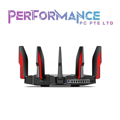 TP-Link Archer AX11000 Next-Gen Tri-Band Gaming Router, Black/Red (3 YEARS WARRANTY BY BAN LEONG TECHNOLOGIES PTE LTD)