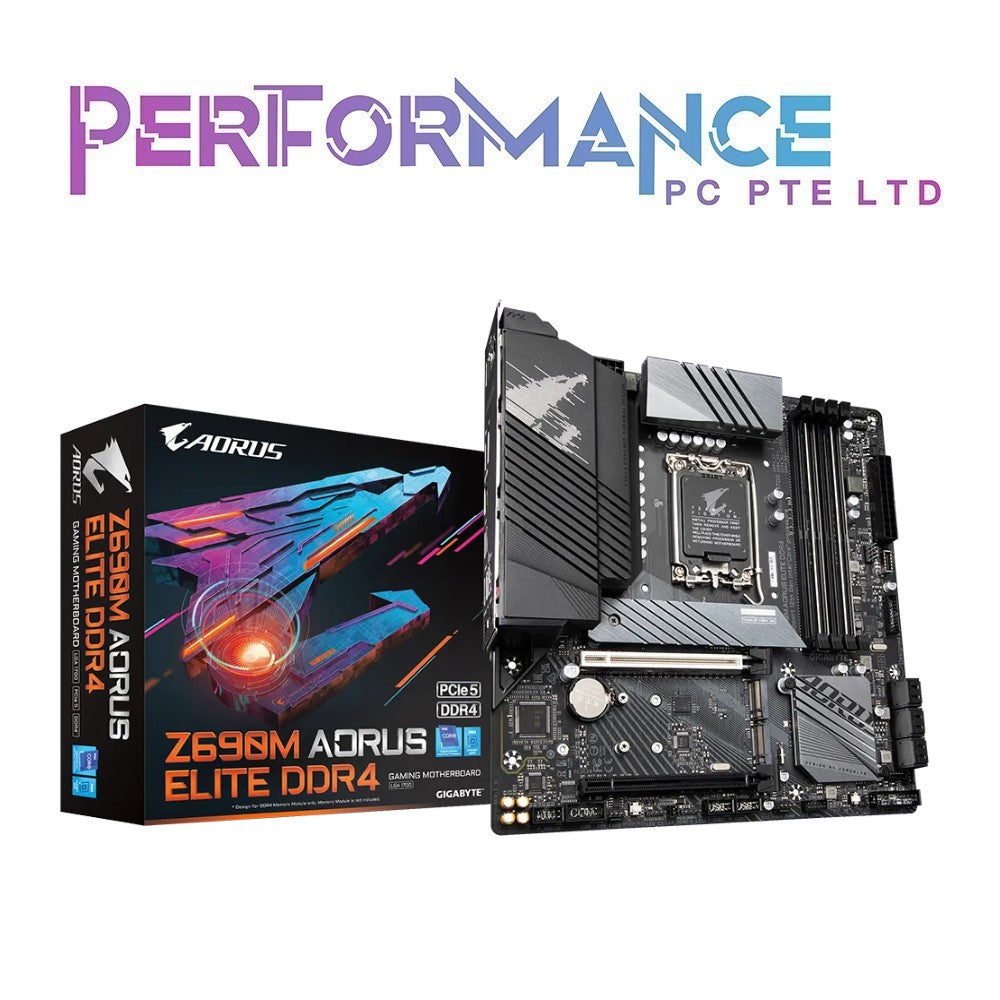 GIGABYTE Z690M AORUS ELITE DDR4 (3 YEARS WARRANTY BY CDL TRADING PTE LTD)