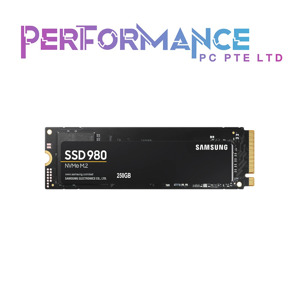 SAMSUNG SSD 980 PCIe 3.0 NVMe M.2 SSD 250GB/500GB/1TB (5 YEARS WARRANTY BY PERFORMANCE PC PTE LTD)