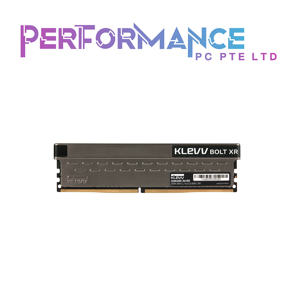 KLEVV BOLT XR - 2x8GB 16GB DDR4 3600/4000 CL18/CL19 (Limited Lifetime Warranty By Tech Dynamic Pte Ltd)