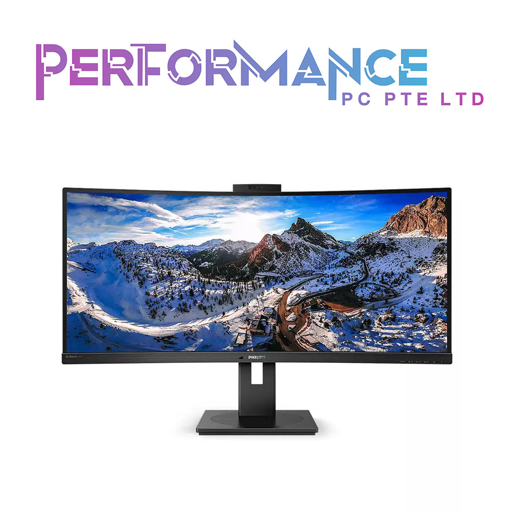 PHILIPS 346P1CRH 34 inch 3440 x 1440 Ultrawide Monitor USB-C Docking 100Hz WQHD Web-Cam Multi-View KVM Adaptive-Sync (3 YEARS WARRANTY BY CORBELL TECHNOLOGY PTE LTD)