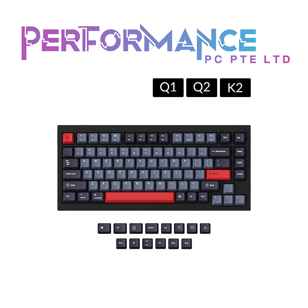 Keychron Keycap - Dye-Sub PBT OEM Profile for Q1Q2K2 - DOLCH RED (1 YEAR WARRANTY BY TECH DYNAMIC PTE LTD)