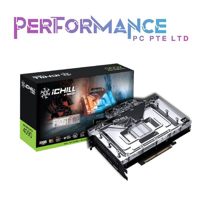 INNO3D GEFORCE RTX 4090 RTX4090 ICHILL FROSTBITE Graphics card (3 YEARS WARRANTY BY LEAPFROG DISTRIBUTION PTE LTD)