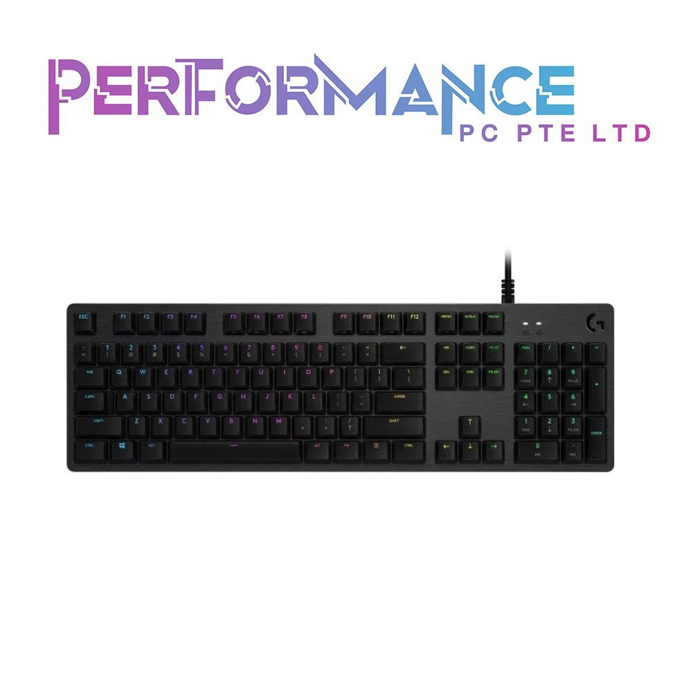 LOGITECH G512 CARBON RGB MECHANICAL GAMING KEYBOARD GX-BLUE CLICKY/GX-BROWN TACTILE/GX-RED LINEAR (2 YEARS WARRANTY BY BAN LEONG TECHNOLOGIES PTE LTD)