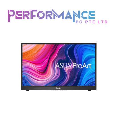 ASUS ProArt Display PA148CTV Portable Professional Monitor - 14-inch, IPS, Full HD (1920 x 1080), 100% sRGB, 100% Rec.709, Color Accuracy ΔE &lt; 2, Calman Verified, USB-C, 10-point Touch (3 YEARS WARRANTY BY AVERTEK ENTERPRISES PTE LTD)