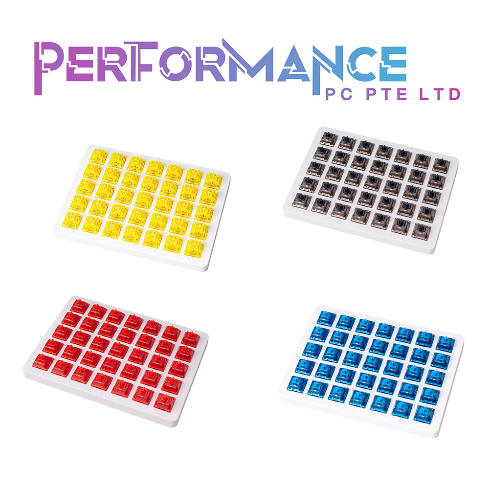 KEYCHRON KEYBOARD SWITCH - Gateron Ink V2 Yellow/Red/Blue/Black Switches (35 pcs) (1 YEAR WARRANTY BY TECH DYNAMIC PTE LTD)