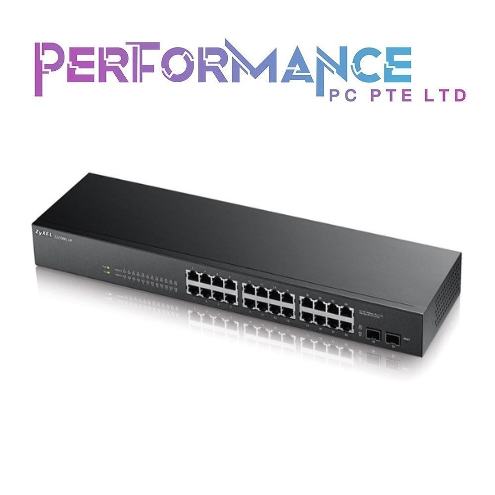 Zyxel GS1900-24 24-port GbE Smart Managed Switch with GbE Uplink (5 YEARS LOCAL WARRANTY)