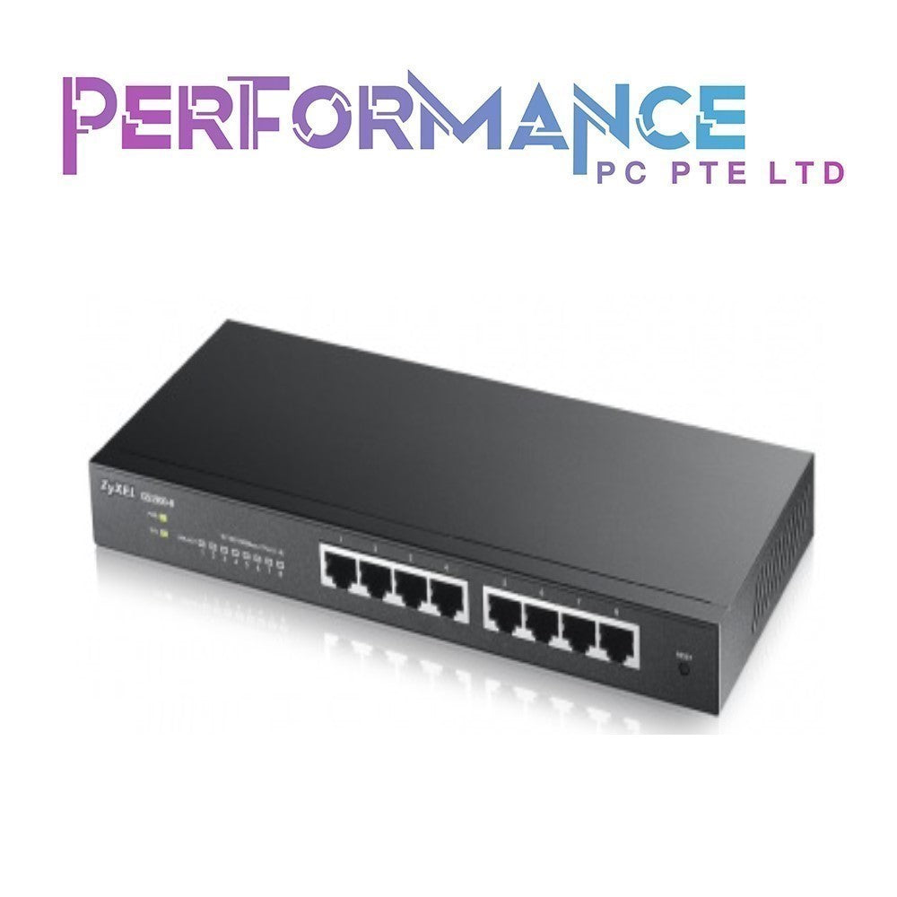 Zyxel GS1900-8 8-port GbE Smart Managed Switch (5 YEARS LOCAL WARRANTY)