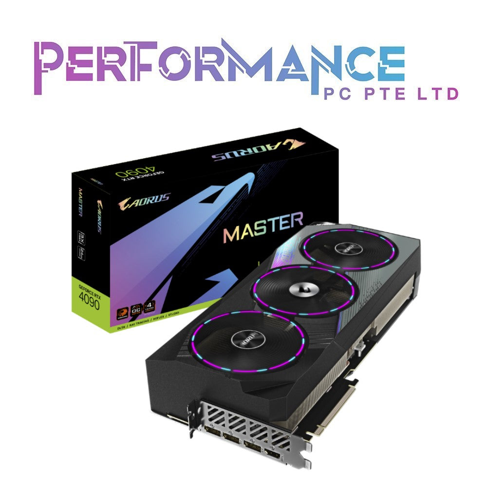 Gigabyte AORUS GeForce RTX 4090 RTX4090 MASTER 24G Graphics Card (3 YEARS WARRANTY BY CDL TRADING PTE LTD)