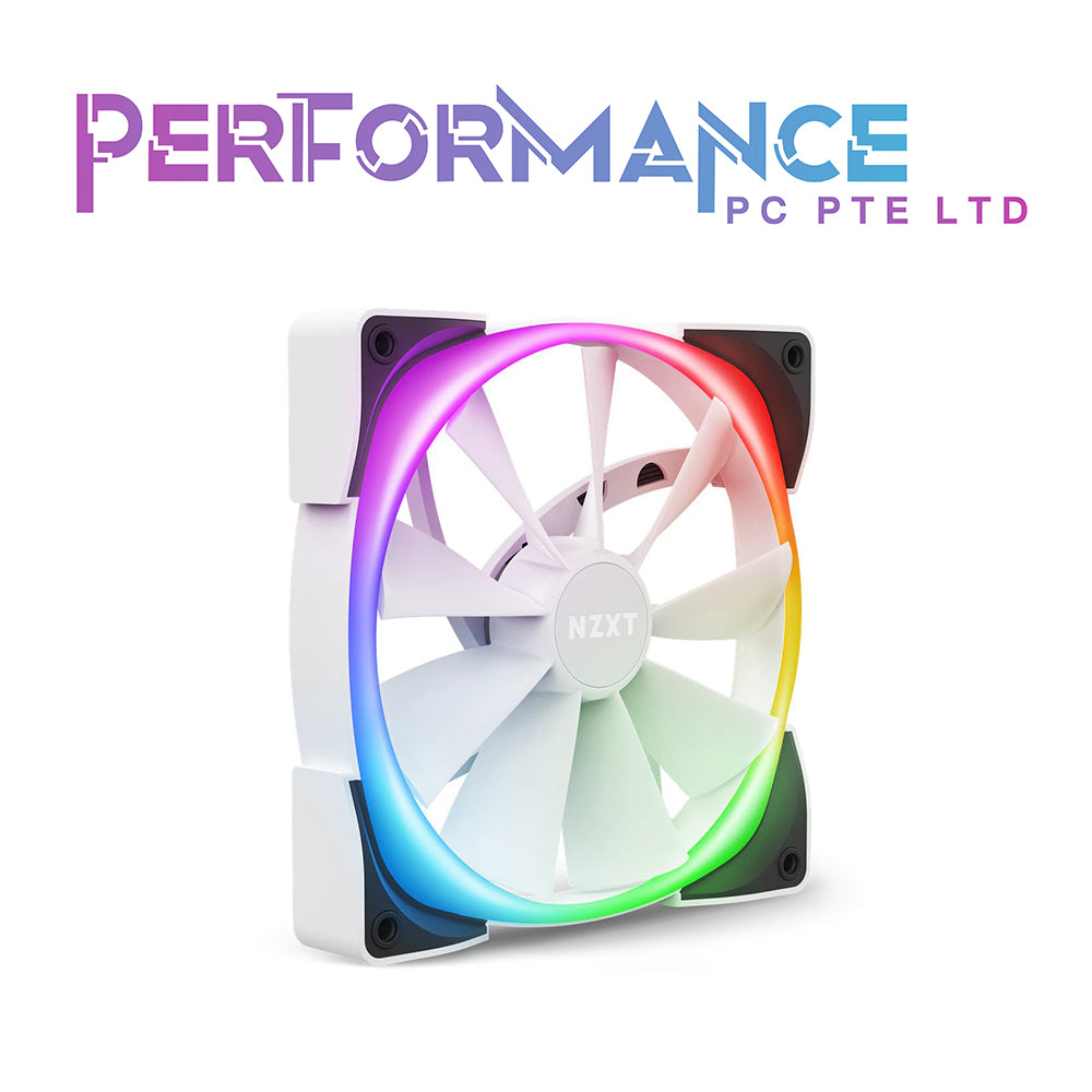 NZXT Aer RGB 2 Single 140mm White/Black (2 YEARS WARRANTY BY TECH DYNAMIC PTE LTD)