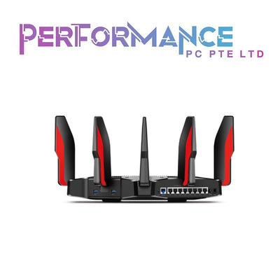 TP-Link AC5400 Tri Band WiFi Gaming Router(Archer C5400X) – MU-MIMO Wireless Router, 1.8GHz Quad-Core 64-bit CPU, Game First Priority, Link Aggregation, 16GB Storage, Airtime Fairness (3 YEARS WARRANTY BY BAN LEONG TECHNOLOGIES PTE LTD)