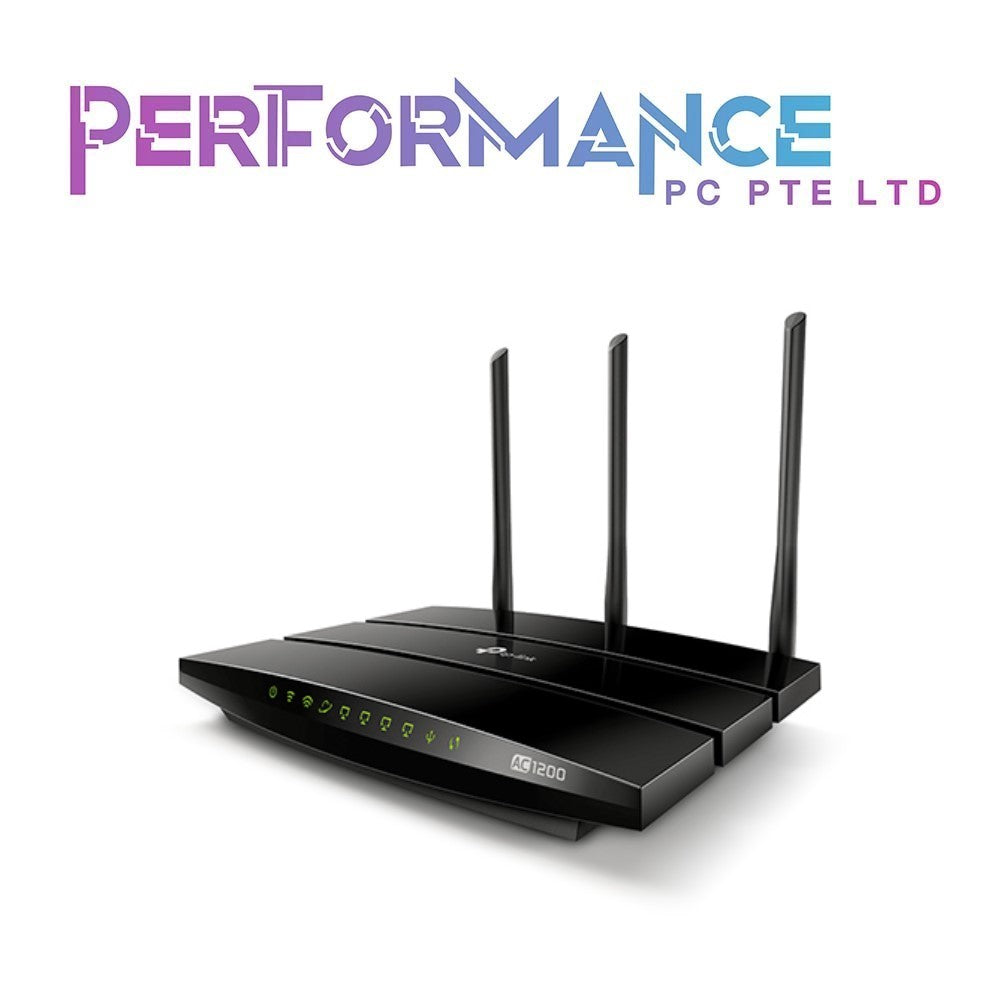 TP-LINK Archer C7 AC1750 Dual Band Wireless AC Gigabit Router, 2.4GHz 450Mbps+5Ghz 1300Mbps, 2 USB Port, IPv6, Guest Network (3 YEARS WARRANTY BY BAN LEONG TECHNOLOGIES PTE LTD)