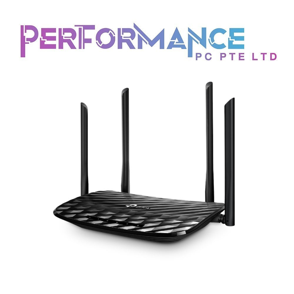 TP-Link Archer C6 AC1200 Archer C6 Wi-Fi Speed Up to 867 Mbps/5 GHz + 300 Mbps/2.4 GHz, 5 Gigabit Ports, 4 External Antennas, MU-MIMO, Dual Band, WiFi Coverage with Access Point Mode, Wireless Router (3 YEARS WARRANTY BY BAN LEONG TECHNOLOGIES PTE LTD)