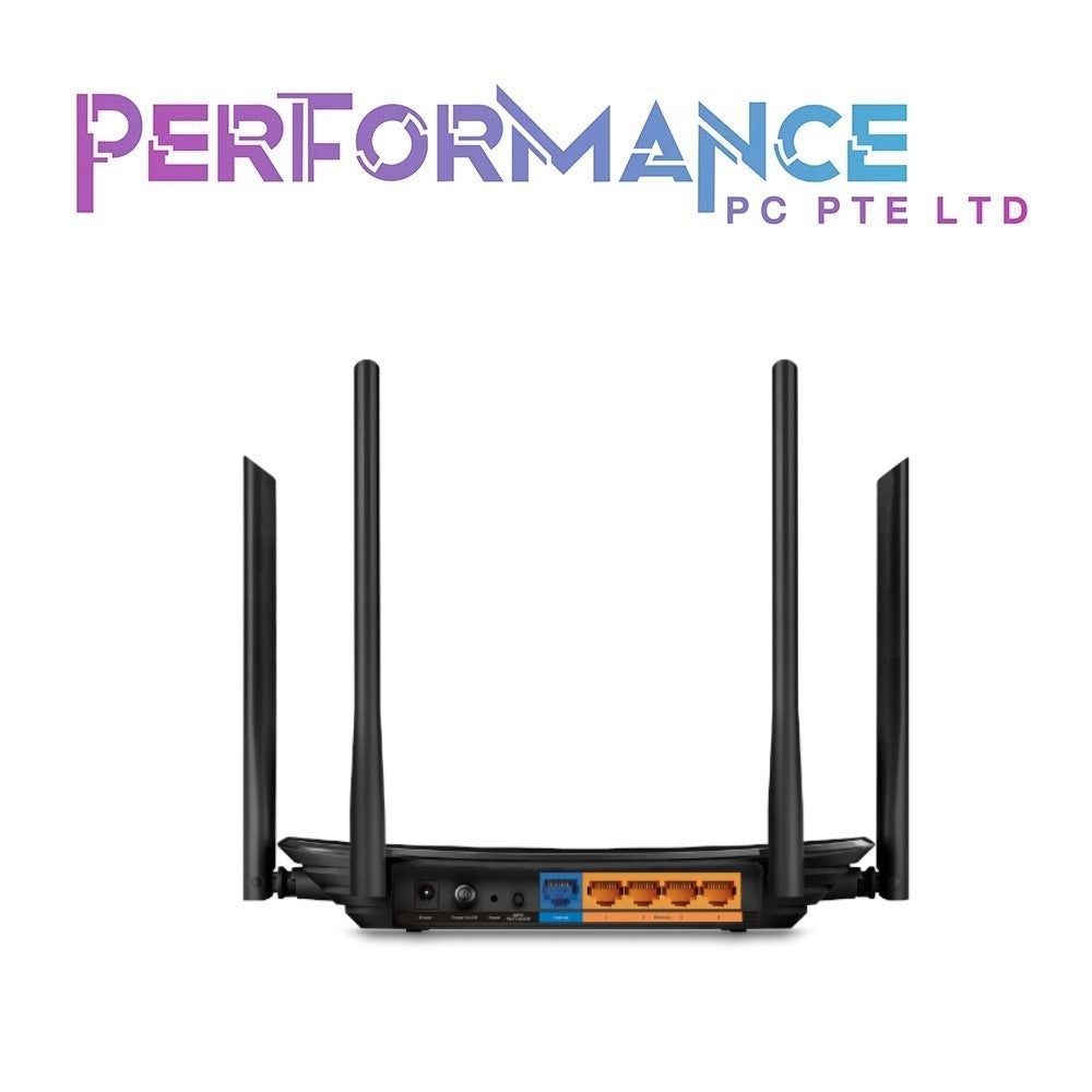 TP-Link AC1200 Gigabit WiFi Router (Archer A6) - 5GHz Dual Band Mu-MIMO Wireless Internet Router, Supports Guest WiFi and AP mode, Long Range Coverage (3 YEARS WARRANTY BY BAN LEONG TECHNOLOGIES PTE LTD)