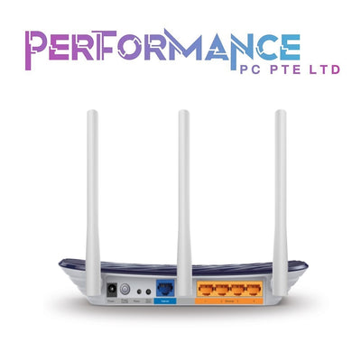 TP-Link Archer C20 AC750 Dual Band Wireless Cable Router, 4 10/100 LAN + 10/100 WAN Ports, Support Guest Network and Parental Control, 750Mbps Speed Wi-Fi, 3 Antennas (3 YEARS WARRANTY BY BAN LEONG TECHNOLOGIES PTE LTD)