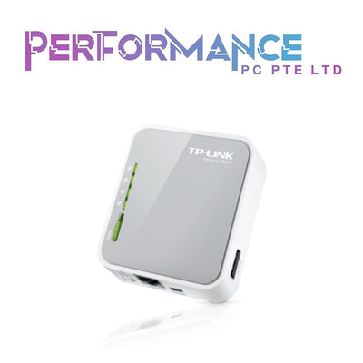 TP-Link 300Mbps Wireless 3G/4G Portable Router with Access Point/WISP/Router Modes (TL-MR3020), Travel-sized Design, with Mini USB Port, Internal Antenna (3 YEARS WARRANTY BY BAN LEONG TECHNOLOGIES PTE LTD)