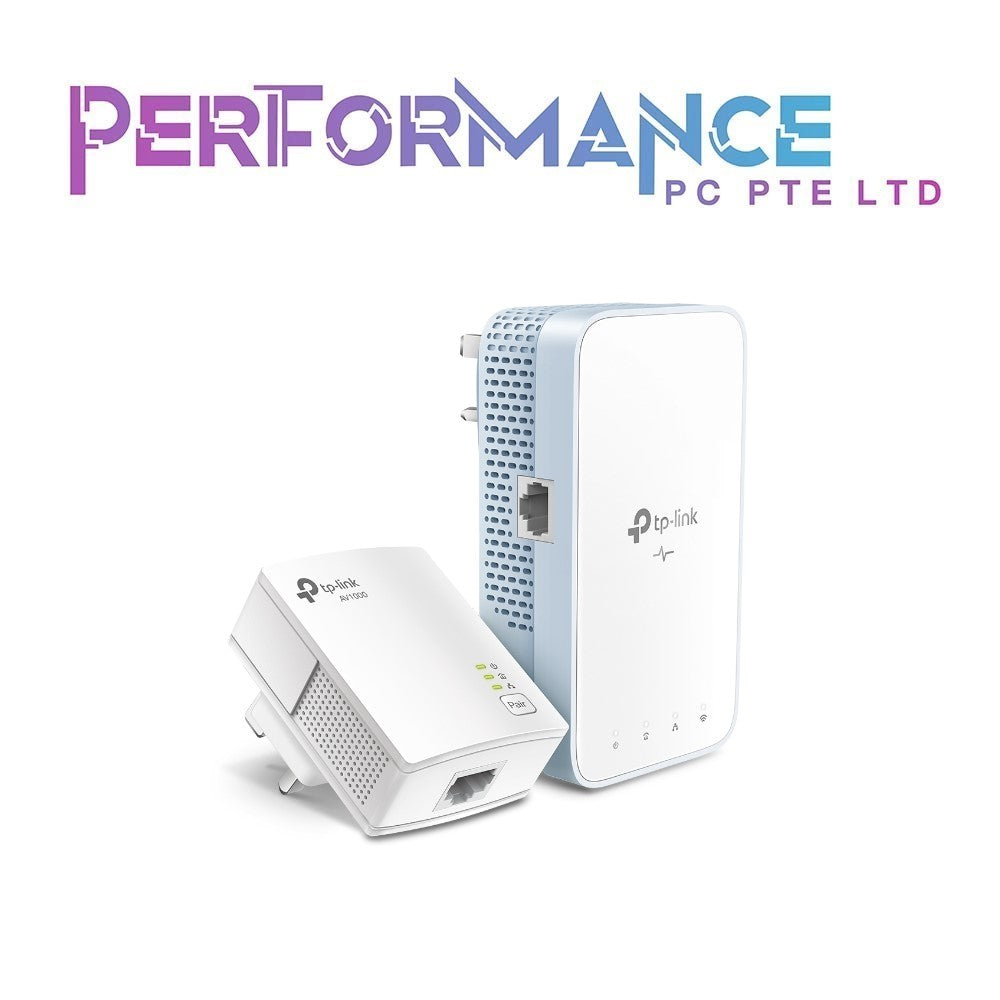 TP-Link Powerline WiFi Extender (TL-WPA7517KIT) - AV1000 Powerline Ethernet Adapter with Dual Band WiFi, OneMesh, Gigabit Port, Ethernet Over Power, Plug & Play (3 YEARS WARRANTY BY BAN LEONG TECHNOLOGIES PTE LTD)