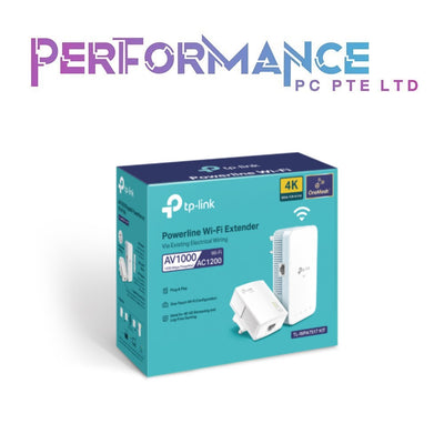 TP-Link Powerline WiFi Extender (TL-WPA7517KIT) - AV1000 Powerline Ethernet Adapter with Dual Band WiFi, OneMesh, Gigabit Port, Ethernet Over Power, Plug & Play (3 YEARS WARRANTY BY BAN LEONG TECHNOLOGIES PTE LTD)