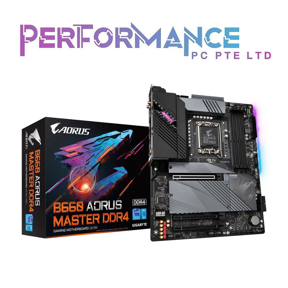 GIGABYTE B660 AORUS MASTER DDR4 (3 YEARS WARRANTY BY CDL TRADING PTE LTD)