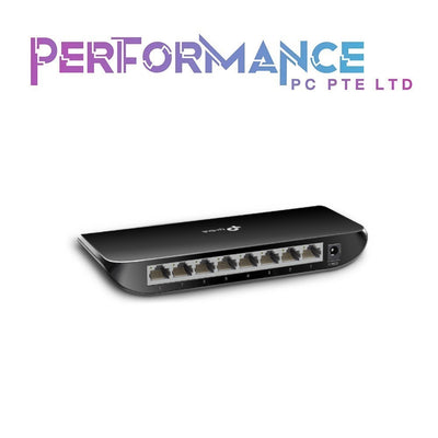 TP-Link TL-SG1008D 8 Port Gigabit Ethernet Network Switch | Plug and Play | Desktop or Wall-Mount | Plastic Case Ethernet Splitter | Fanless | Traffic Optimization | Unmanaged (3 YEARS WARRANTY BY BAN LEONG TECHNOLOGIES PTE LTD)