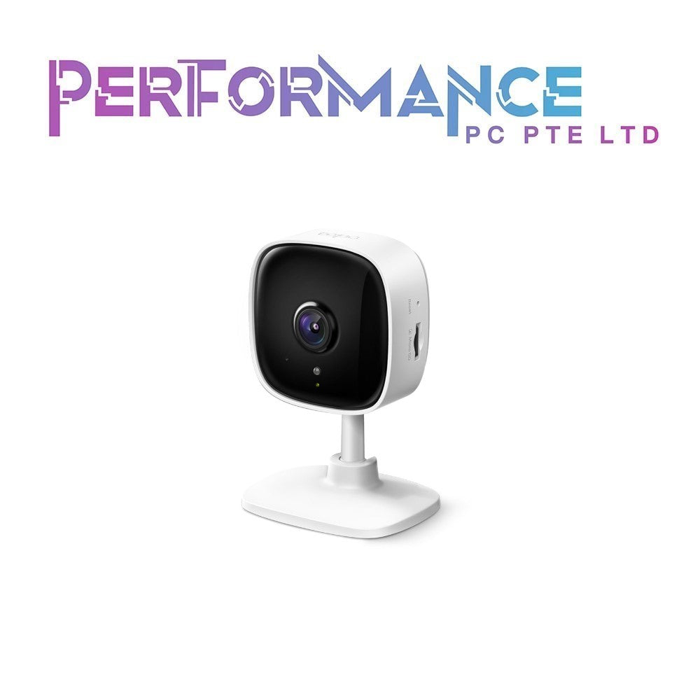 TP-Link TC60 Tapo Mini Smart Security Camera, Indoor CCTV, Works with Alexa&Google Home, No Hub Required, 1080p, 2-Way Audio, Night Vision, SD Storage, Device Sharing (1 YEAR WARRANTY BY BAN LEONG TECHNOLOGIES PTE LTD)