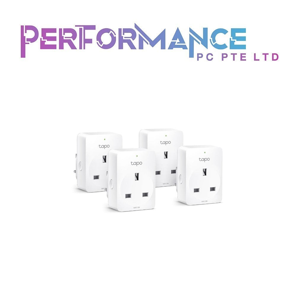 TP Link Tapo P100 1 Pack/2 Pack/4 Pack Mini Smart Plug WiFi Socket Voice Control White TPLink (1 YEAR WARRANTY BY BAN LEONG TECHNOLOGIES PTE LTD)