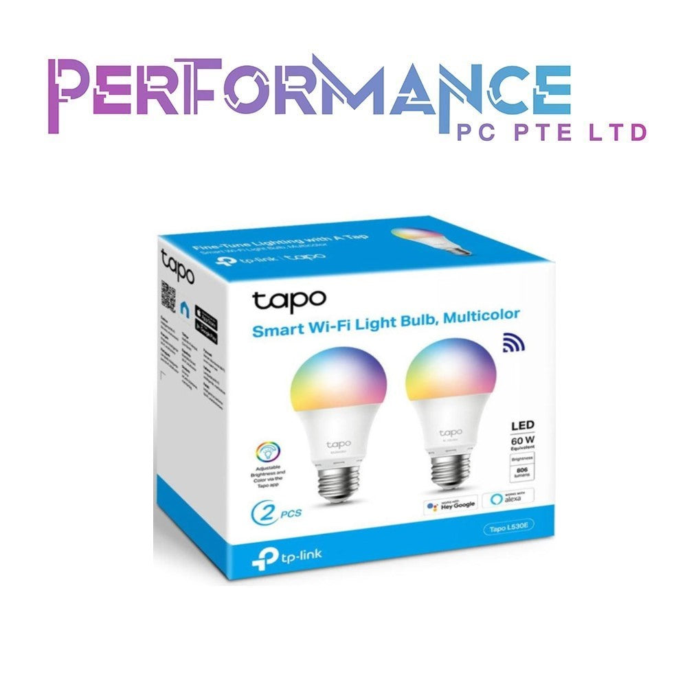 TP-Link Tapo L530E Smart Wi-Fi Light Bulb 1 Pack/2 Pack, Multicolour (1 YEAR WARRANTY BY BAN LEONG TECHNOLOGIES PTE LTD)