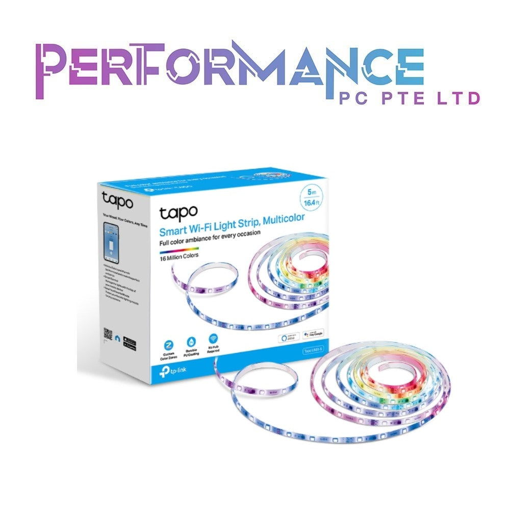 TP Link Tapo L920-5 Smart WiFi Multicolor Strip Light Voice Control TPLink (1 YEAR WARRANTY BY BAN LEONG TECHNOLOGIES PTE LTD)