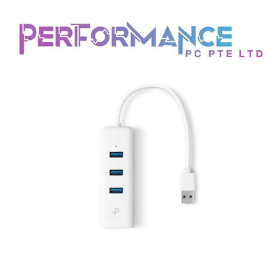 TP-Link UE330 USB 3.0 3-Port Hub & Gigabit Ethernet Adapter (1 YEAR WARRANTY BY BAN LEONG TECHNOLOGIES PTE LTD)