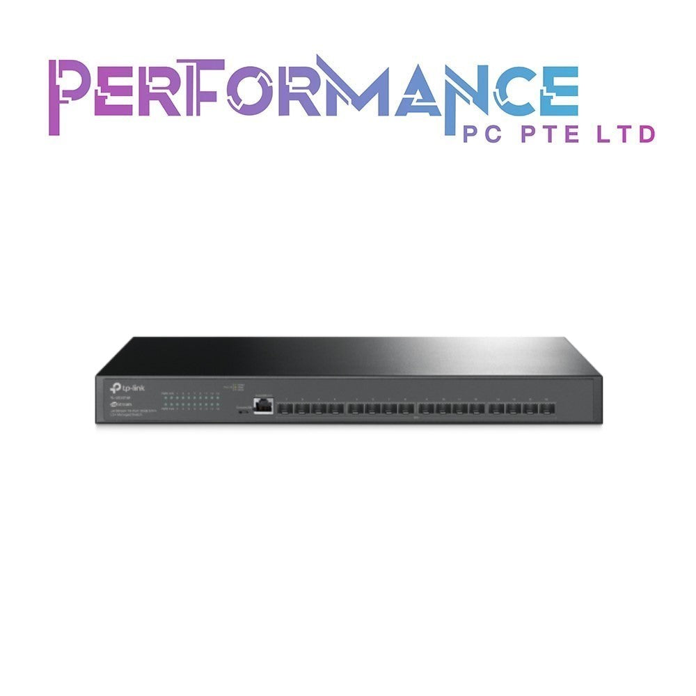 TP-Link TL-SX3016F | 16 Port 10G SFP+ Enterprise Level Switch | L2+ Smart Managed | Omada SDN Integrated | IPv6 | Static Routing | L2/L3/L4 QoS, IGMP & LAG | (3 YEARS WARRANTY BY BAN LEONG TECHNOLOGIES PTE LTD)