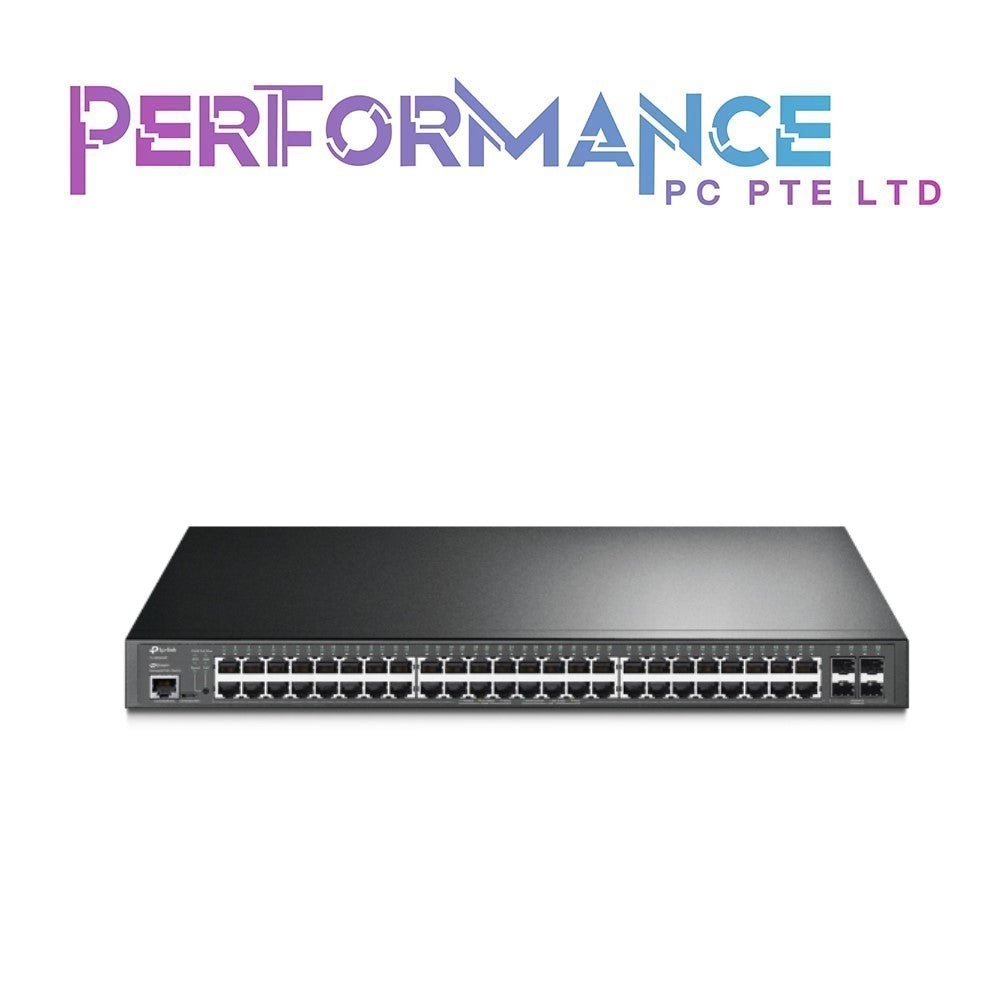 TP-Link TL-SG3452P | 48 Port Gigabit L2+ Managed PoE Switch | 48 PoE+ Port 384W, 4 x SFP Slots | PoE Auto Recovery | Omada SDN Integrated | IPv6 | Static Routing (3 YEARS WARRANTY BY BAN LEONG TECHNOLOGIES PTE LTD)