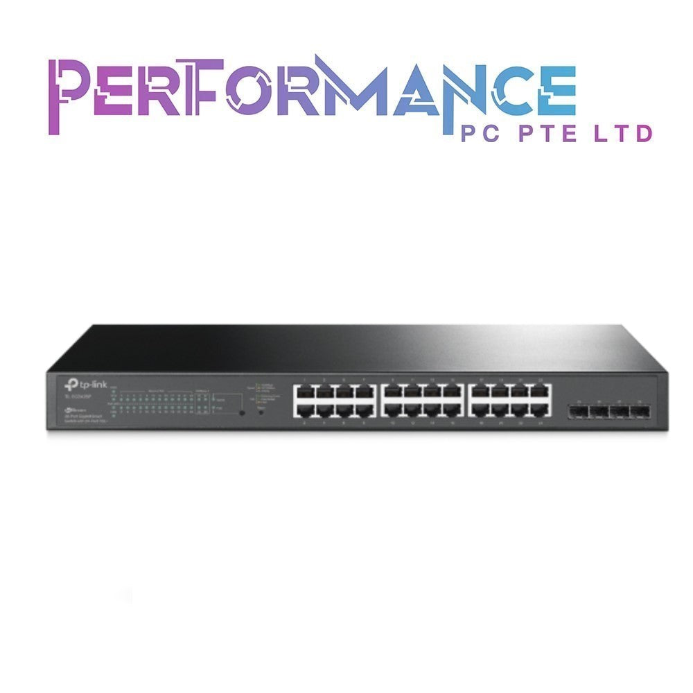 TP-Link TL-SG2428P | Jetstream 24 Port Gigabit Smart Managed PoE Switch | 24 PoE+ Ports 250W, 4 SFP Slots | Omada SDN Integrated | PoE Recovery | IPv6 | Static Routing (3 YEARS WARRANTY BY BAN LEONG TECHNOLOGIES PTE LTD)