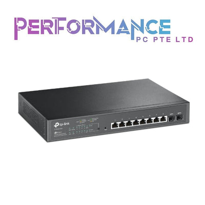 TP-Link TL-SG2210MP | Jetstream 10 Port Gigabit Smart Managed PoE switch | 8 PoE+ Ports 150W, 2 SFP Slots | Omada SDN Integrated | PoE Recovery | IPv6 | Static Routing (3 YEARS WARRANTY BY BAN LEONG TECHNOLOGIES PTE LTD)