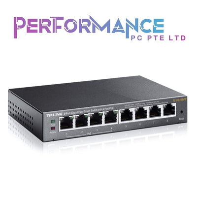 TP-Link TL-SG108PE V3 | 8 Port Gigabit PoE Switch | Easy Smart Managed | 4 PoE+ Ports 64W | Plug & Play | Sturdy Metal w/ Shielded Ports | Fanless | QoS, Vlan & IGMP (3 YEARS WARRANTY BY BAN LEONG TECHNOLOGIES PTE LTD)