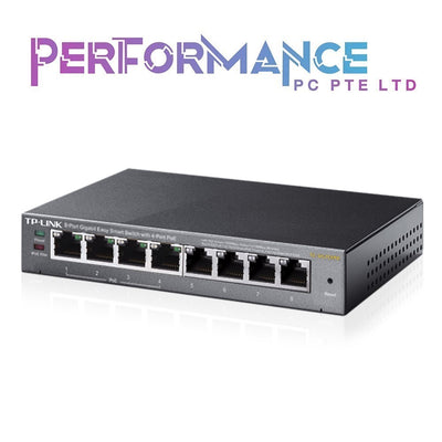 TP-Link TL-SG108PE V3 | 8 Port Gigabit PoE Switch | Easy Smart Managed | 4 PoE+ Ports 64W | Plug & Play | Sturdy Metal w/ Shielded Ports | Fanless | QoS, Vlan & IGMP (3 YEARS WARRANTY BY BAN LEONG TECHNOLOGIES PTE LTD)